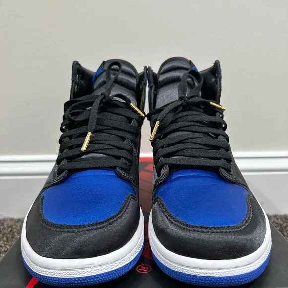 Air Jordan Retro High EP Satin Royal Blue Promo Sample Sneakers